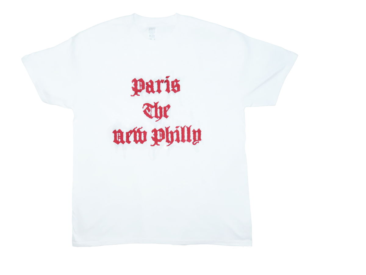 " Paris The New Philly " White Tee