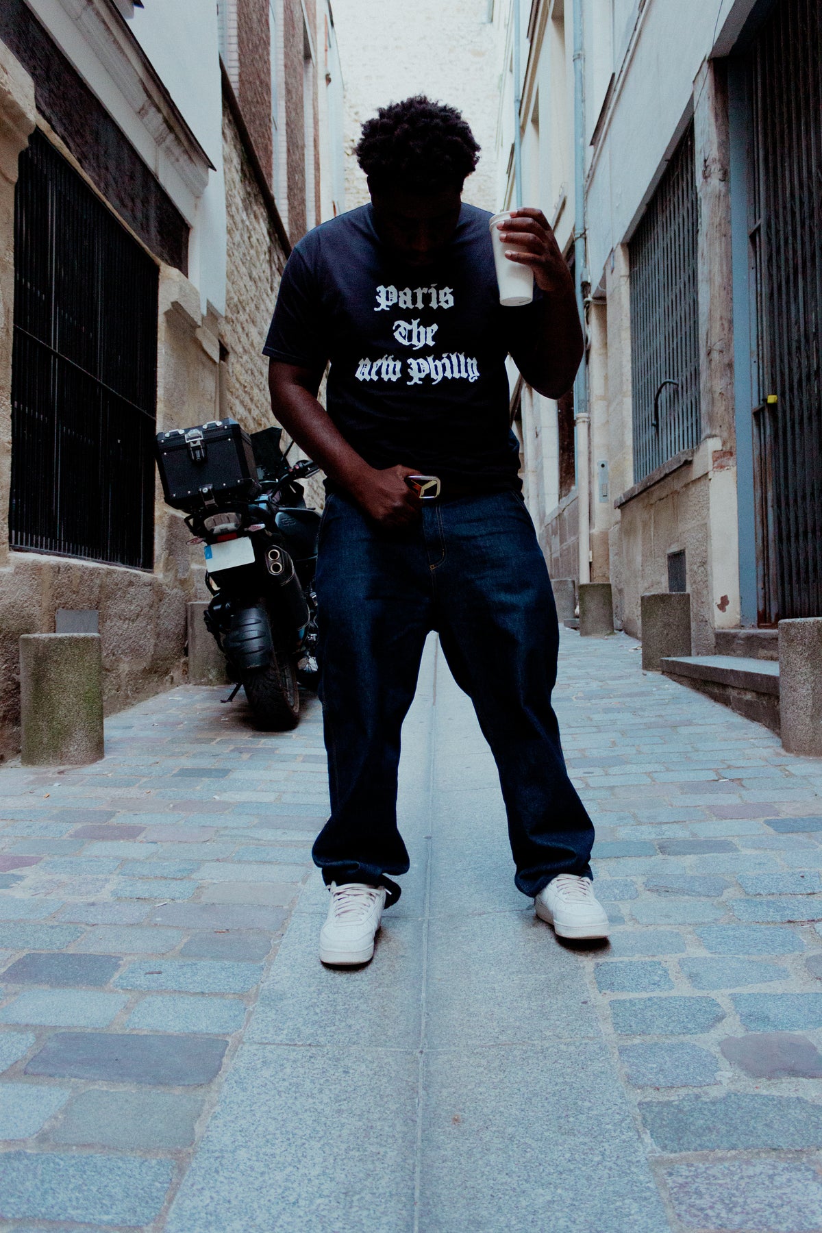 " Paris The New Philly " Black Tee